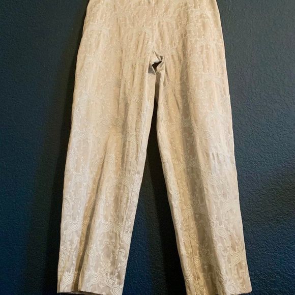 Dizzy Lizzie Cropped Patterned Pant Size 8 - Picture 1 of 6